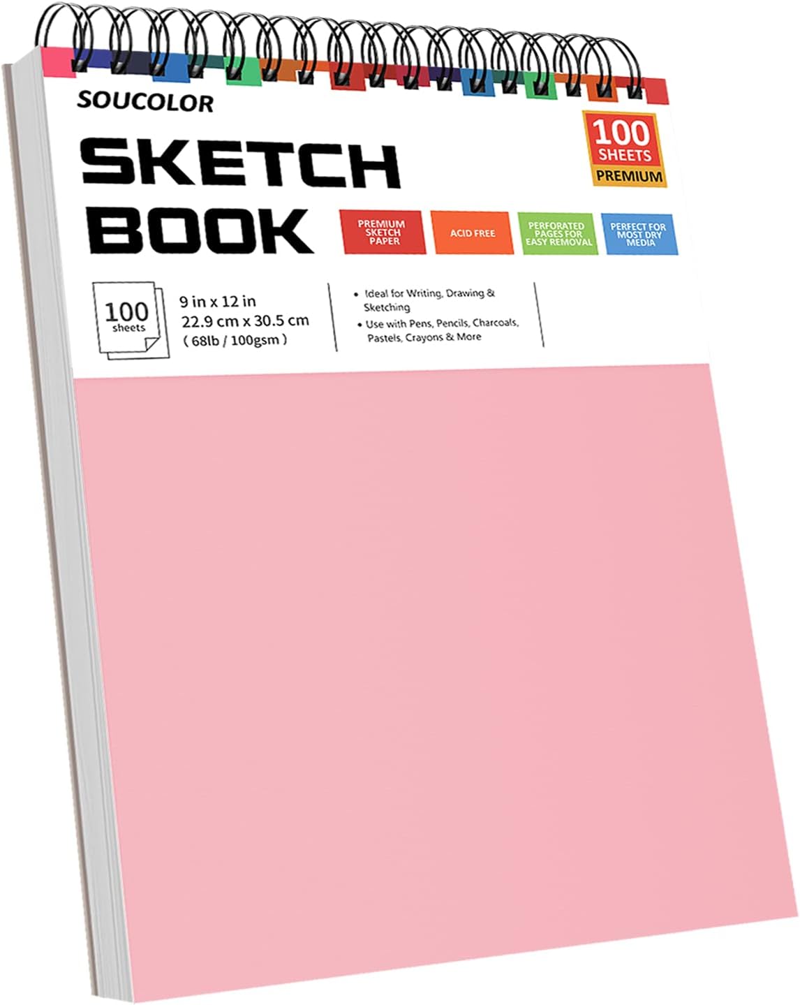 Soucolor 9"x12" Sketch Book 2-Pack: Halloween & Christmas Art Supplies for Kids Ages 5-15, Teens & Adults, Creative Gift Set for Birthdays, School Projects, and All-Season Crafting - Crafty Corner