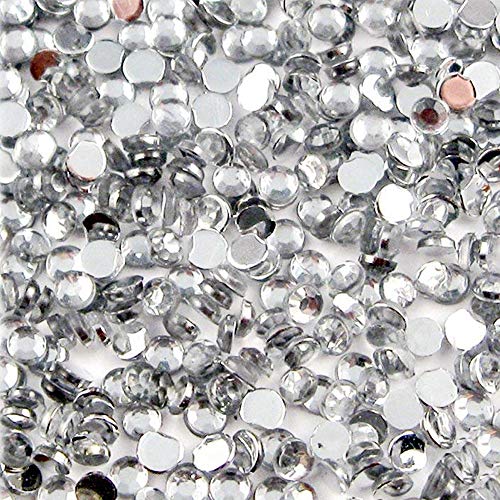 1 440pc Loose flatback Acrylic Rhinestones Round 3mm (1440 Count)