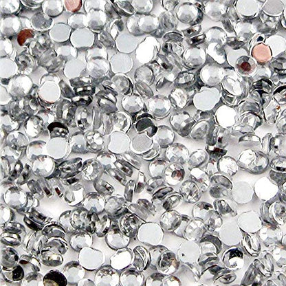 1 440pc Loose flatback Acrylic Rhinestones Round 3mm (1440 Count)
