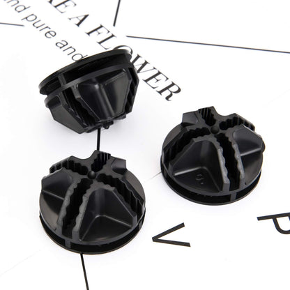 32 Pieces Cube Connectors Plastic Storage Wire Cube Organizer ABS Connectors for Modular Closet Storage Organizer and Wire Shelf (Black)