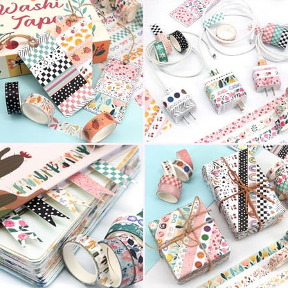 55 Rolls Holiday Washi Tape Set (55 Count)