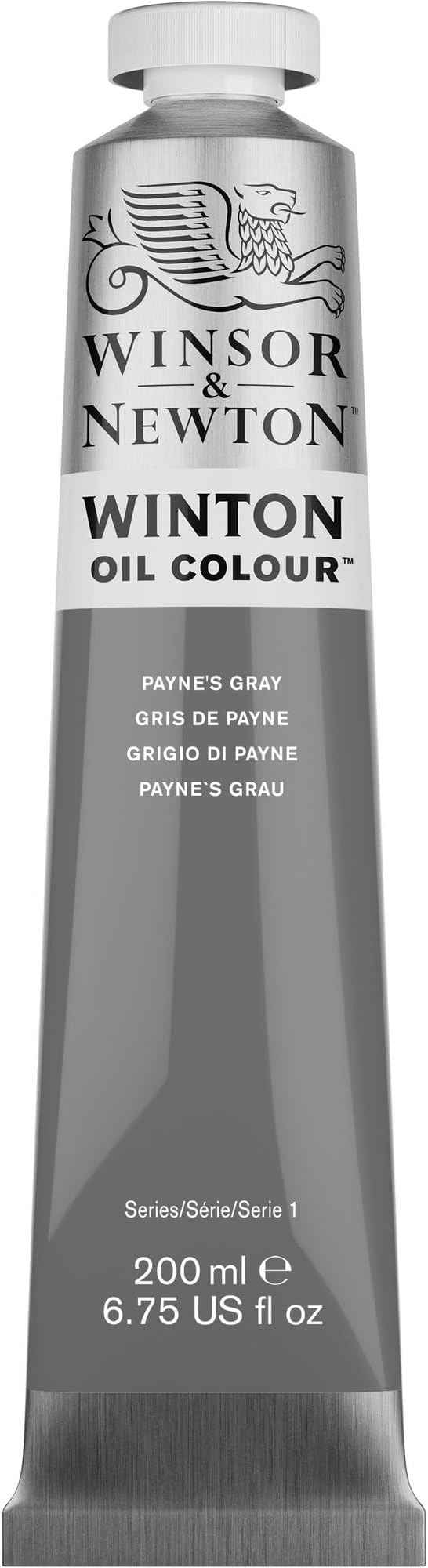 Winsor & Newton Winton Oil Color, 200ml (6.75-oz) Tube, Payne's Gray