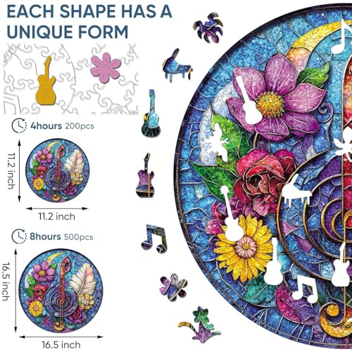 Wooden Puzzles for Adults 500 Piece (500 Count)
