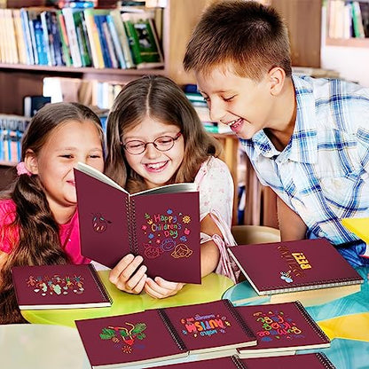 18 Pcs Spiral Notebooks