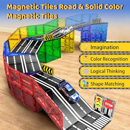 Magnetic Tiles (38 Count)
