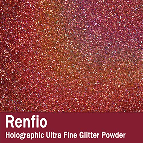 Holographic Ultra Fine Glitter Powder Metallic Resin Glitter 2.11 Oz