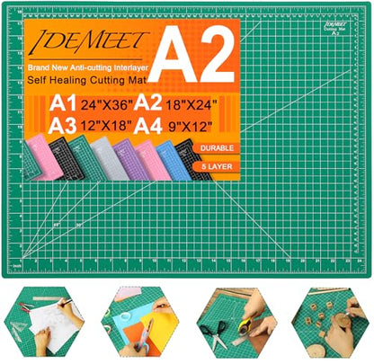 Density upgraded 18" x 24" Self Healing Sewing Mat