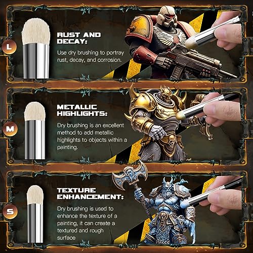 Miniature Paint Brushes Drybrush