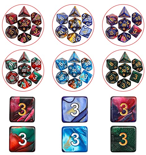 182pcs Polyhedral Dice Set for Dungeon and Dragons MTG Table Games (182 Count)