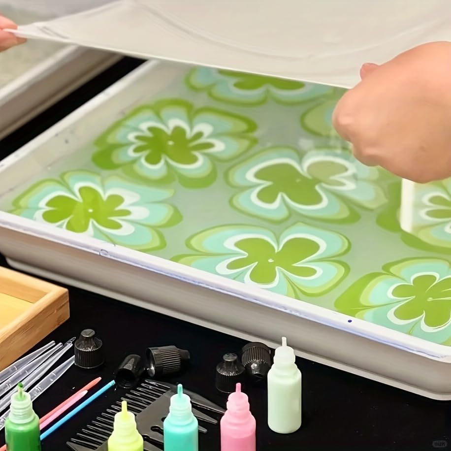 14PCS Water Marbling Painting Kit