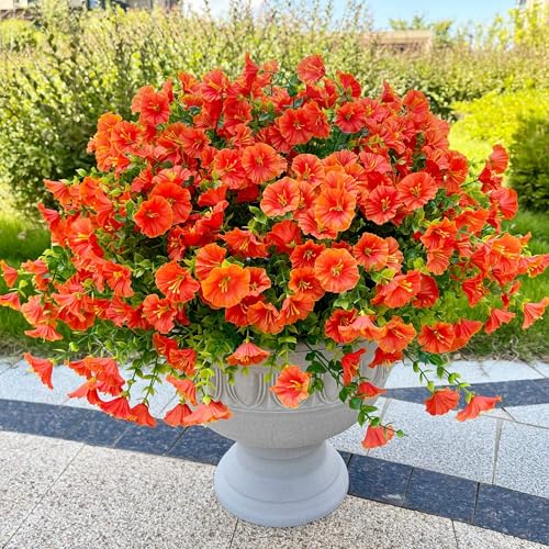 Artificial Flowers for Outdoor Decoration (16 Count)