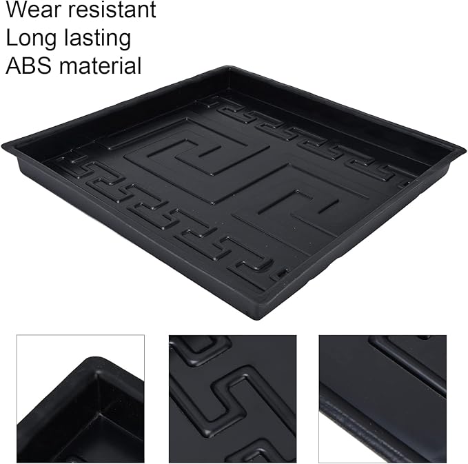 Concrete for Stepping Stones, Reusable Plastic Concrete Forms, Durable ABS Garden Path Mold with Decorative Pattern, DIY Home and Patio Decoration Kit