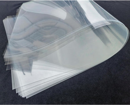 BANLTRE 12 Pack 12" x 16" 6mil/0.15mm Thick Clear Blank Stencil Sheet for Cutting,Craft Plastic Sheets (12" x 16" / 6mil)