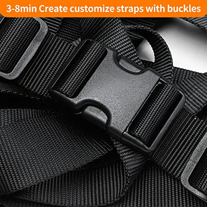 Heavy Duty Buckles and Strap Set 1