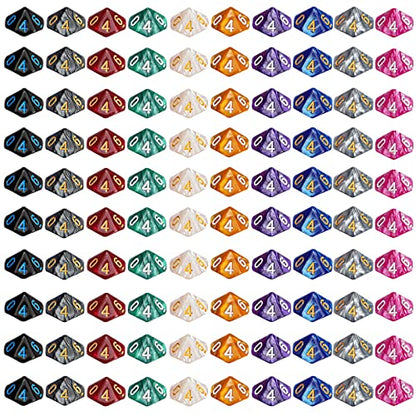 100pcs D10 Dice Set for Dungeon and Dragons (100 Count)