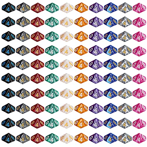 100pcs D10 Dice Set for Dungeon and Dragons (100 Count)