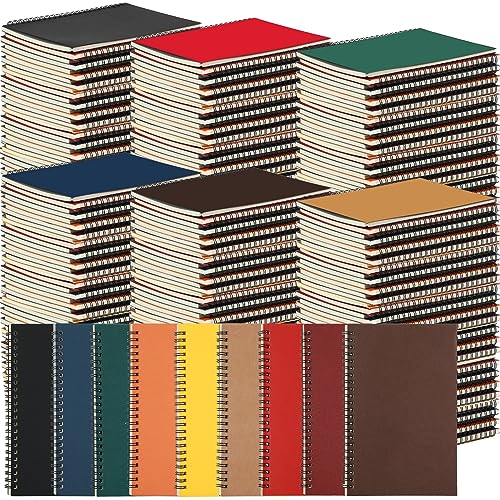 Spiral Notebook College Ruled Journals Notebooks Lined 8.3 x 5.5 Inch Note Books Bulk A5 Writing Notebooks Thick Paper Notebook for Office Business School Supplies