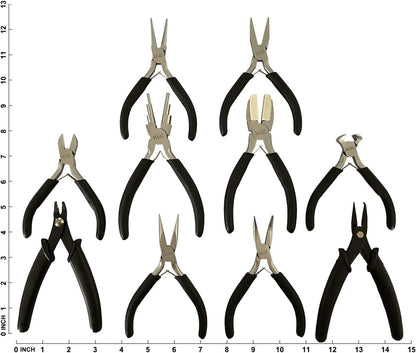 10-Piece Jewelry Pliers Set Jewelry Making Tools - Crafty Corner