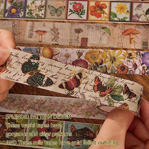 42 Rolls Vintage Washi Tape Set (42 Count)