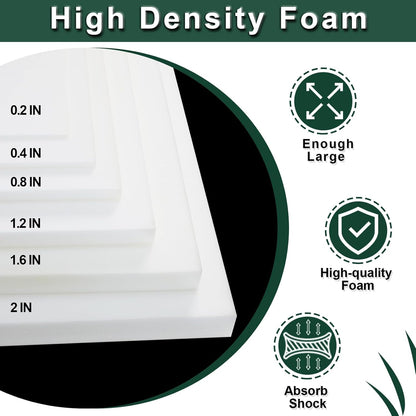 59x79x0.4 Inches Craft Foam Sheets, Suitable for Shipping, Packing, Mailing, DIY, Cosplay, Cushioning Foam, 35D High Density Foam Sheets - Crafty Corner