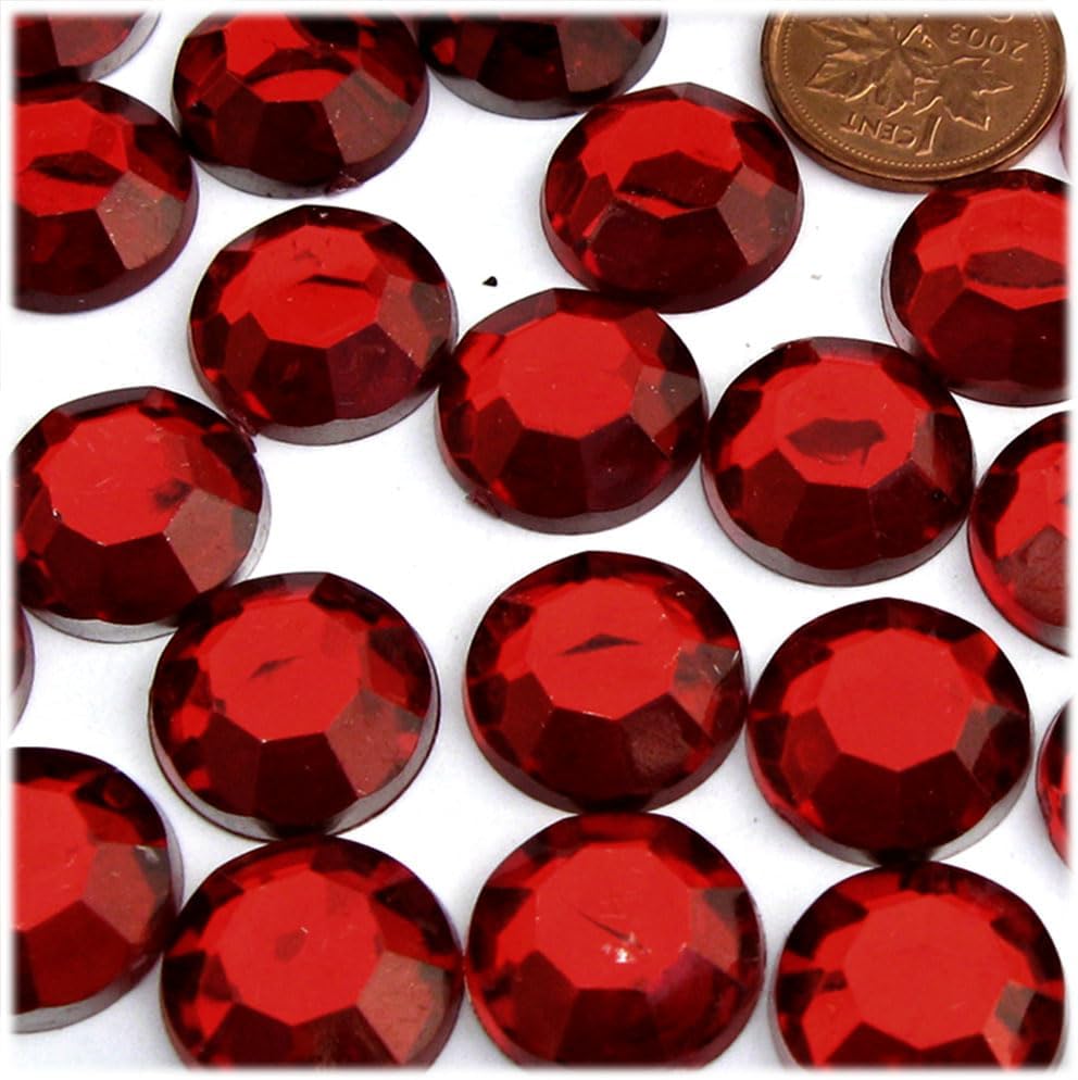 The Crafts Outlet 72pc Rhinestones Round 20mm - Lavender Light Purple or Light Amethyst - Crafty Corner