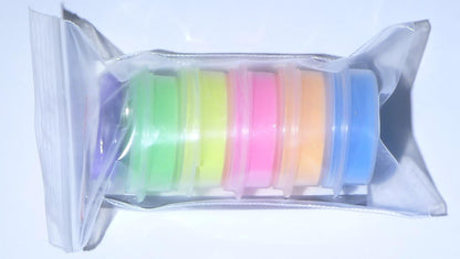 Fluorescent 5 Color Pack Glow in The Dark Pigment Powder - 12g Each, 60g Total…