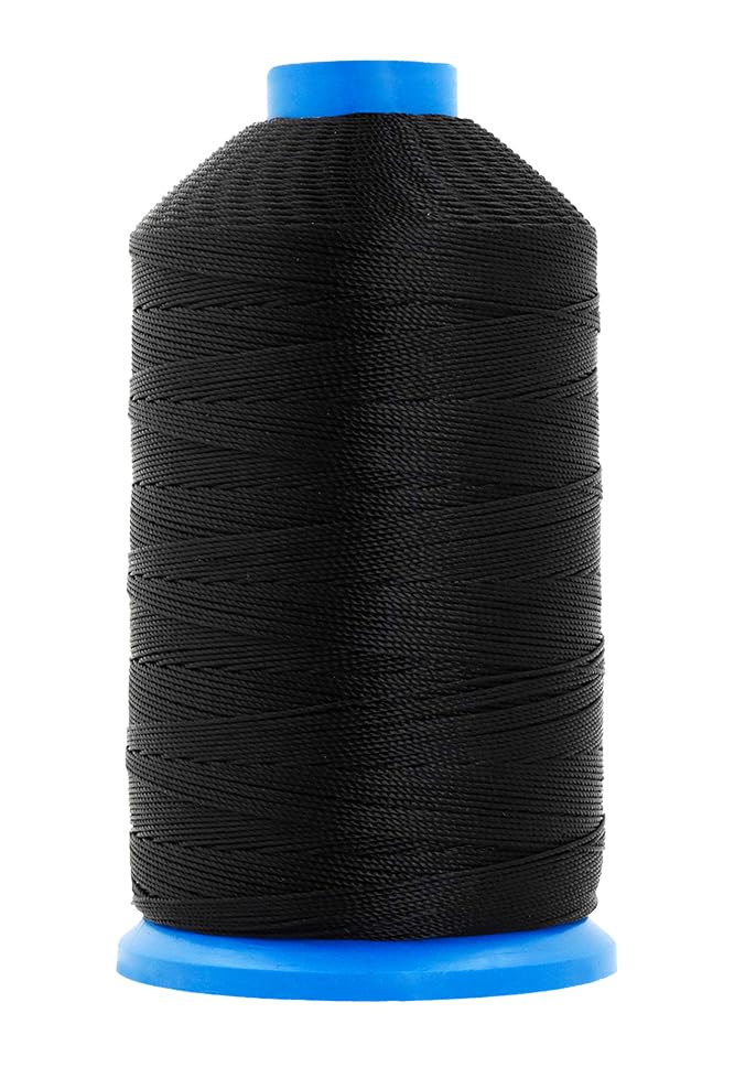 Size 277 840D T270 Black Combo Bonded Nylon Thread (9597.76 Foot)