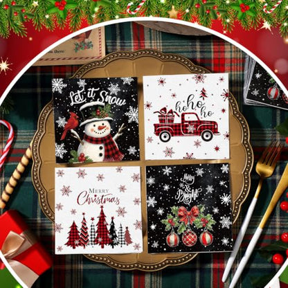 200 Pcs Christmas Napkins (200 Count)