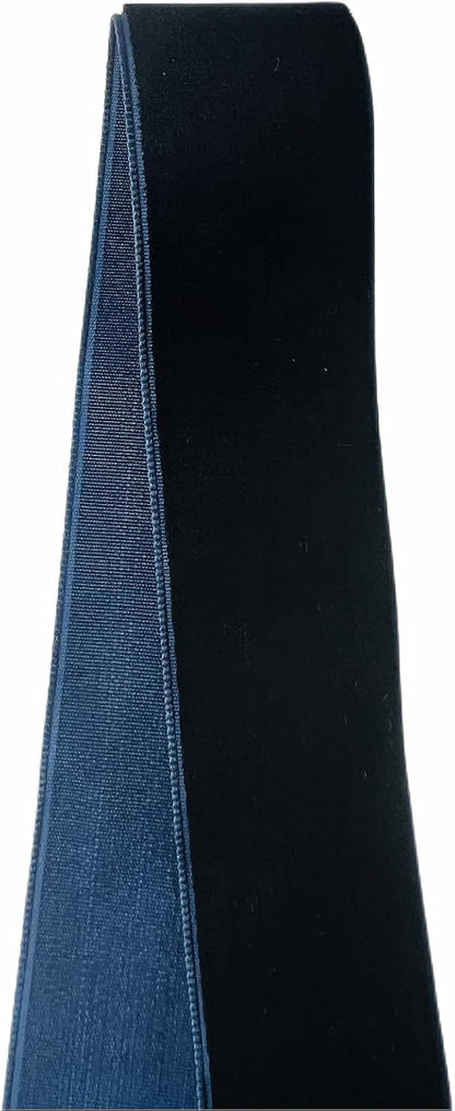 Vintage Navy Blue Velvet Ribbon, 1 Inch X 25Yd - Crafty Corner
