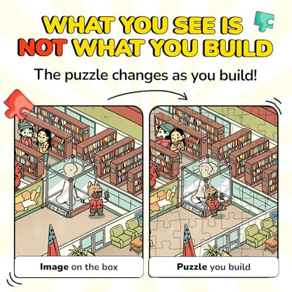 Jigsaw Puzzles 1000 Pieces with Storytelling Comics (1000 Count)