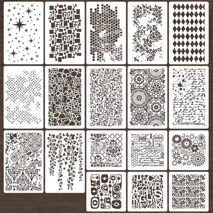 Stencils for Crafts Reusable Texture Stencils