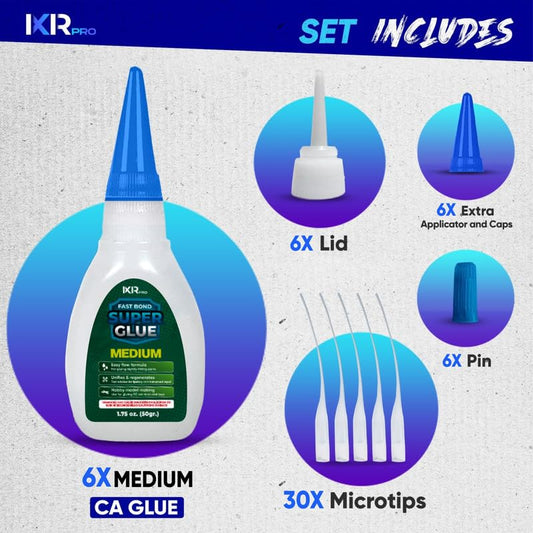 Medium CA Glue (6 Count)