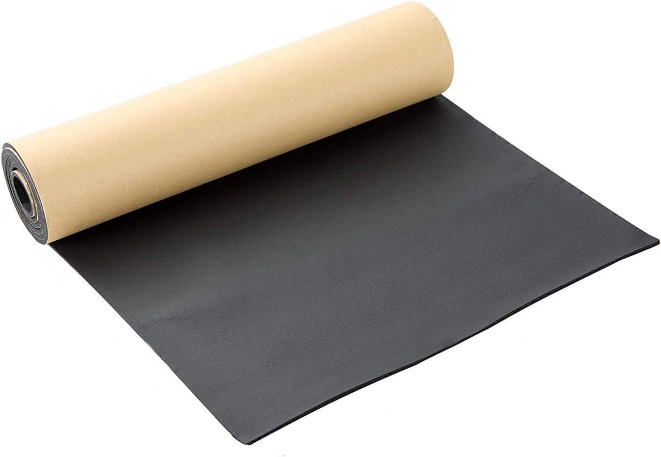 NATGAI Sponge Neoprene with Adhesive Foam Rubber Sheet 1/8” Thick X 12” Wide X 48” Long, Cut to Multiple Dimensions and Lengths - DIY, Gaskets, Cosplay, Costume, Crafts