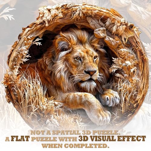 Wooden Puzzles for Adults (100 Count)