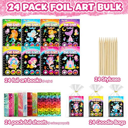 Foil Art Party Favors for Kids (24 Count)