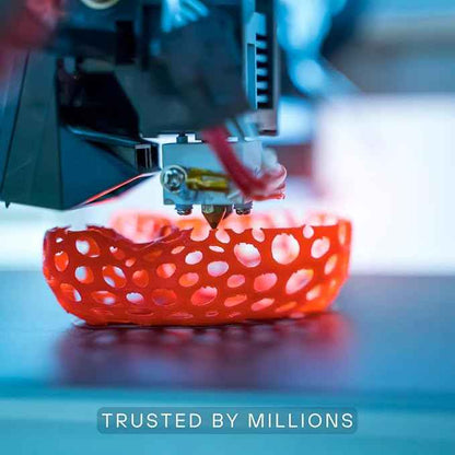 PLA Red 3D Printer Filament Fused Materials - 1kg Spool, 1.75mm, Dimensional Accuracy +/- 0.03 mm