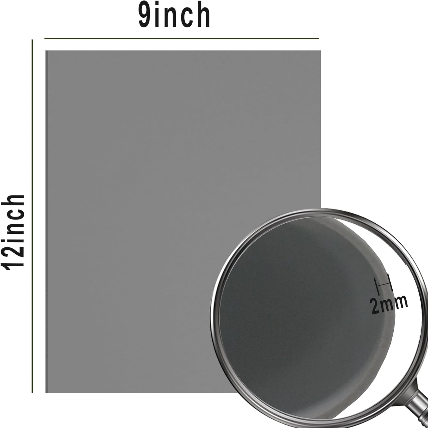 QIDIWIN EVA Foam Craft Sheets - 9x12 Inch 2mm Thick Versatile Non-Adhesive Foam for DIY, Cosplay, Scrapbooking, Classroom Projects - Durable, Flexible, Perfect for Crafting, 12 Pack(Grey) - Crafty Corner