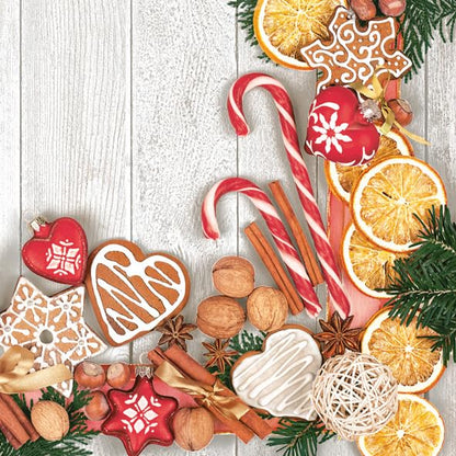 20 ct 13x13 Christmas Paper Decoupage Napkins (20 Count)