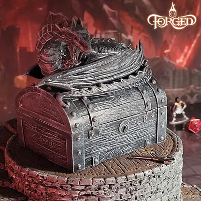 Wyvern Dice Box with Lock and Key