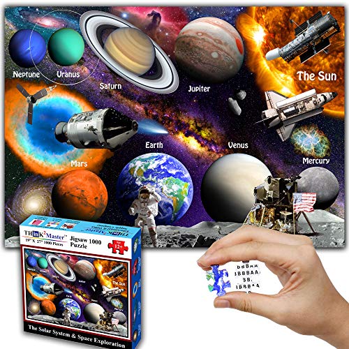 Solar System & Space Exploration 1000 Pieces Jigsaw Puzzle for 13+