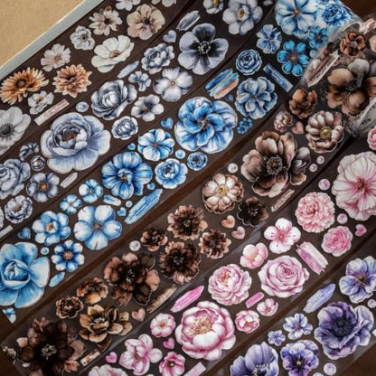 6 Rolls Floral Washi Tape Set