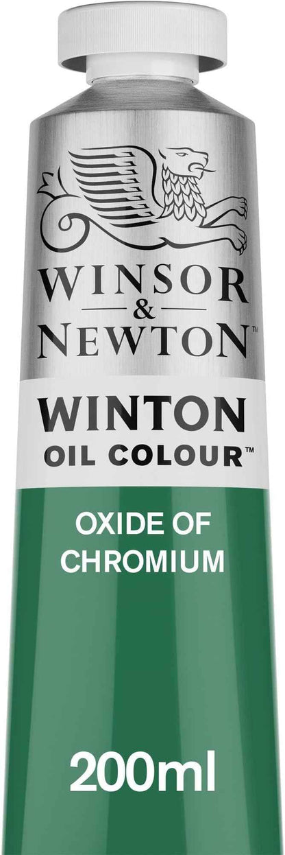 Winsor & Newton Winton Oil Color, 200ml (6.75-oz) Tube, Oxide Of Chromium