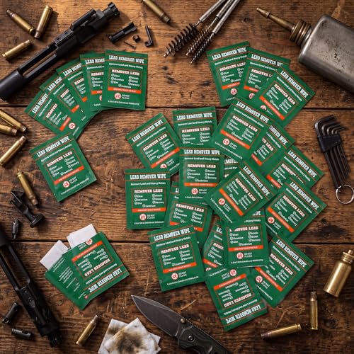 50 Pack Lead Remover Wipes for Shooting Hand Surface (50 Count)