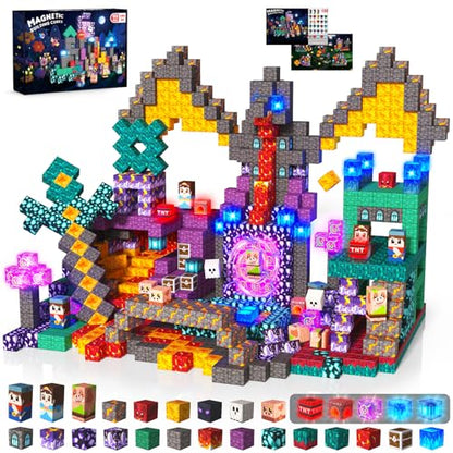 Light up Magnetic Blocks (150 Count)