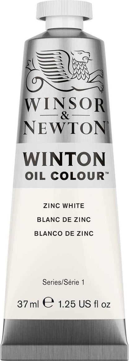 Winsor & Newton Winton Oil Color, 37ml (1.25-oz) Tube, Zinc White