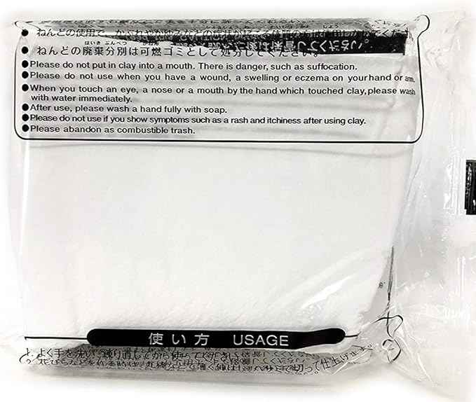 YACHIYO DAISO Soft Clay Lightweight Fluffy Packs (4 Set, White)
