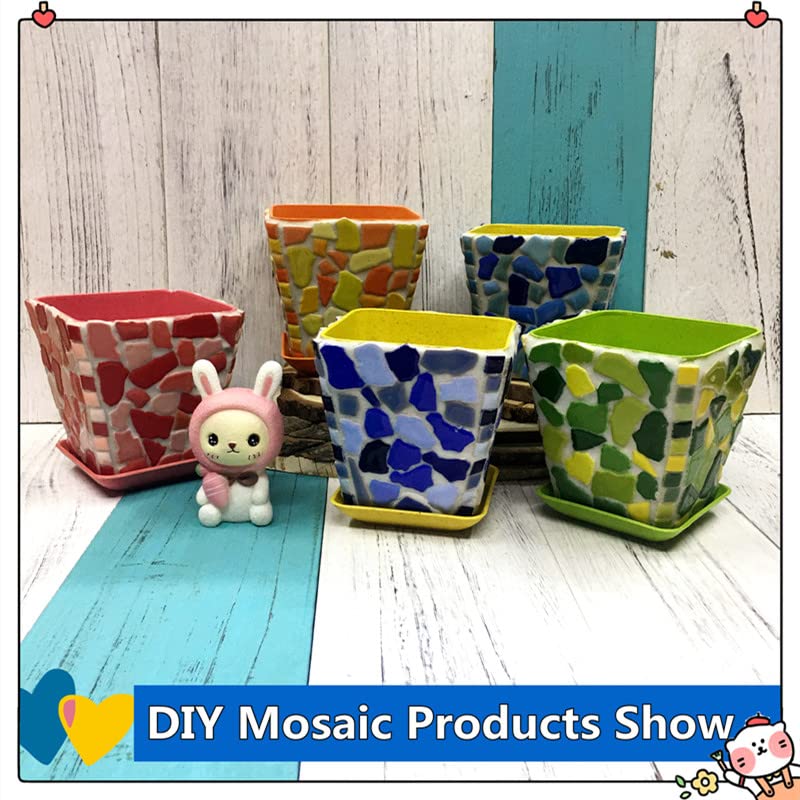 1.1LB Irregular Ceramics Mosaic Tiles (350 Count)