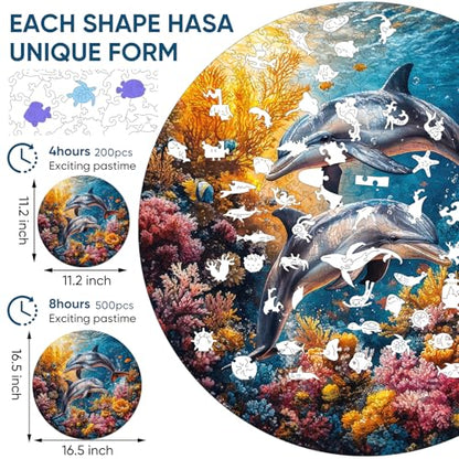 Wooden Puzzles for Adults 200 Pieces (200 Count)