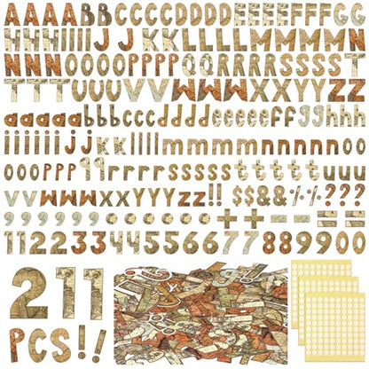 221 Pcs Travel Around The World Bulletin Board Letters (221 Count)