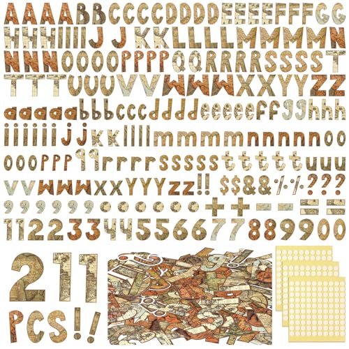 221 Pcs Travel Around The World Bulletin Board Letters (221 Count)